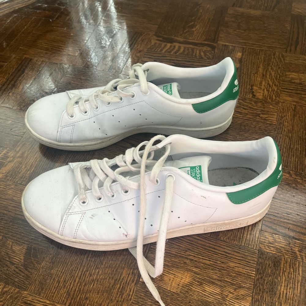 Adidas Classic White and Green Stan Smith - M Size 10.5